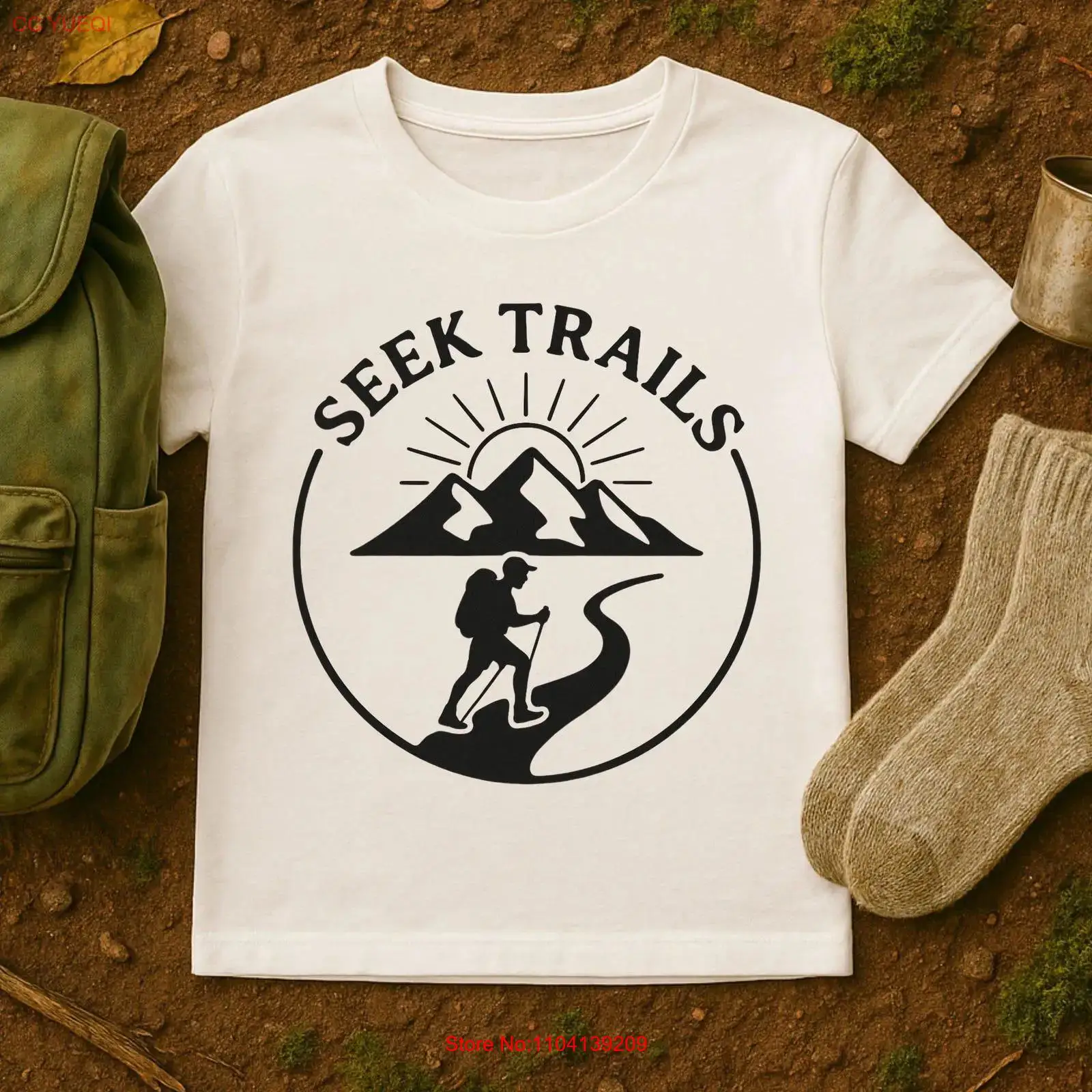 Outdoor Adventure Enthusiast - Kaos Petualang Hiking Pakaian Penggemar Aktivitas