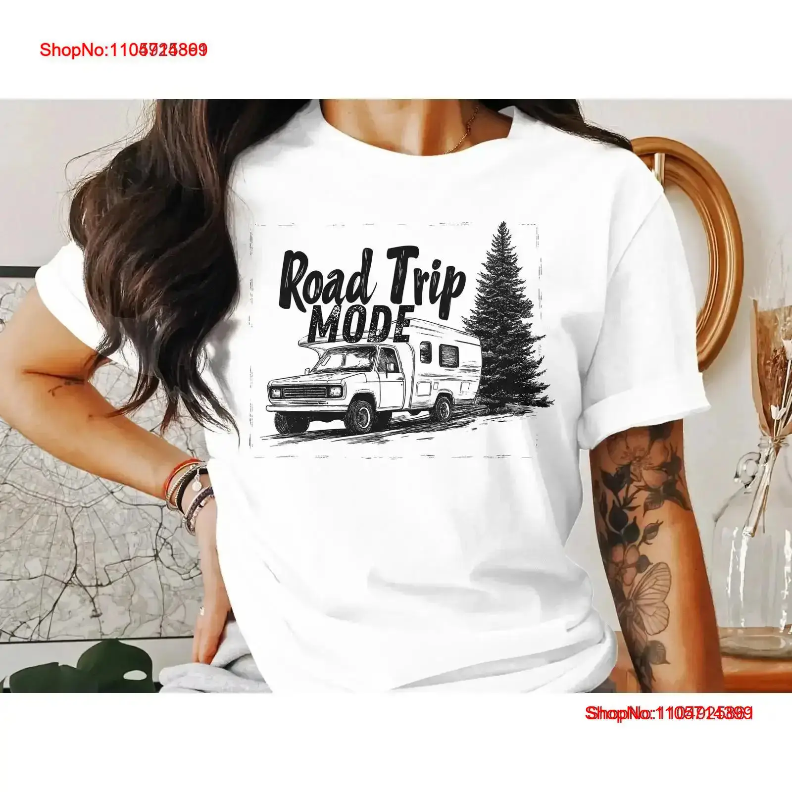 Outdoor Adventure Enthusiast - Kaos Road Trip Mode untuk Camping,