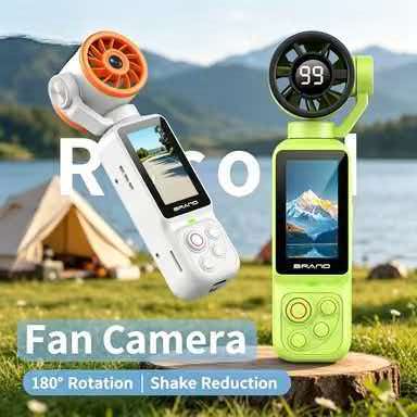 Outdoor Adventure Videos - Kamera Aksi Genggam dengan Kipas, Fokus