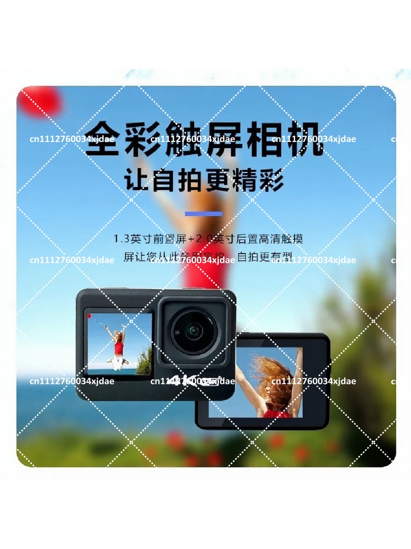 Outdoor Adventure Videos - Kamera Aksi 4K 60FPS dengan Layar