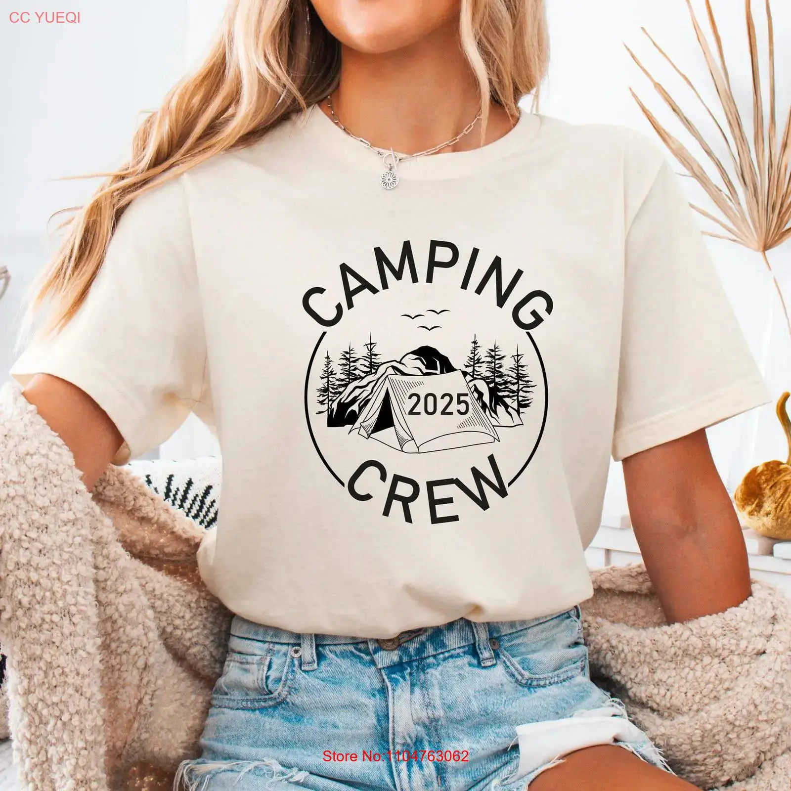 Outdoor Adventure Group - Kaos Camping Crew 2025 Untuk Perjalanan