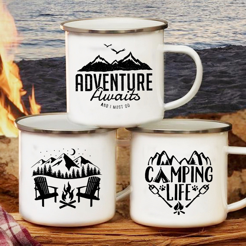 Outdoor Adventure Friends - Petualangan Menanti Cangkir Camping Happy Campers