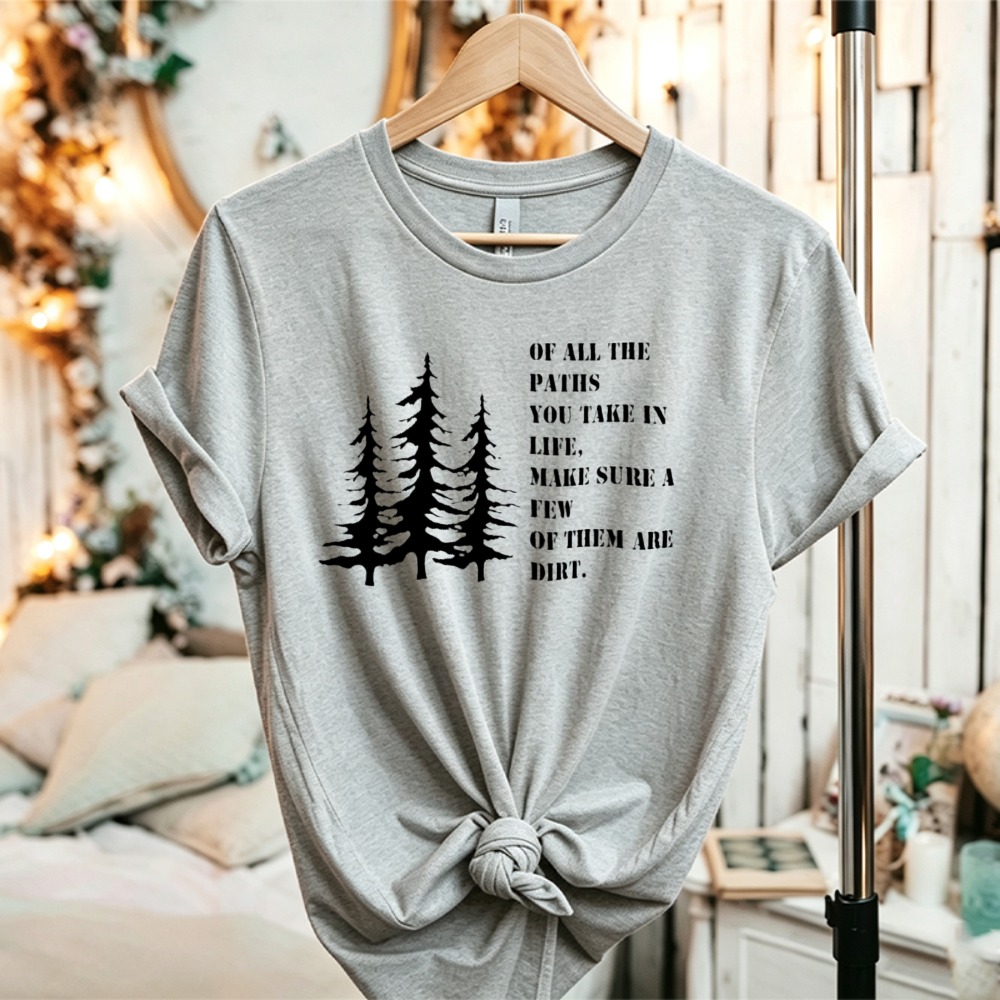 Outdoor Adventure Quotes - Kaos Grafis Petualangan Alam dengan Kutipan