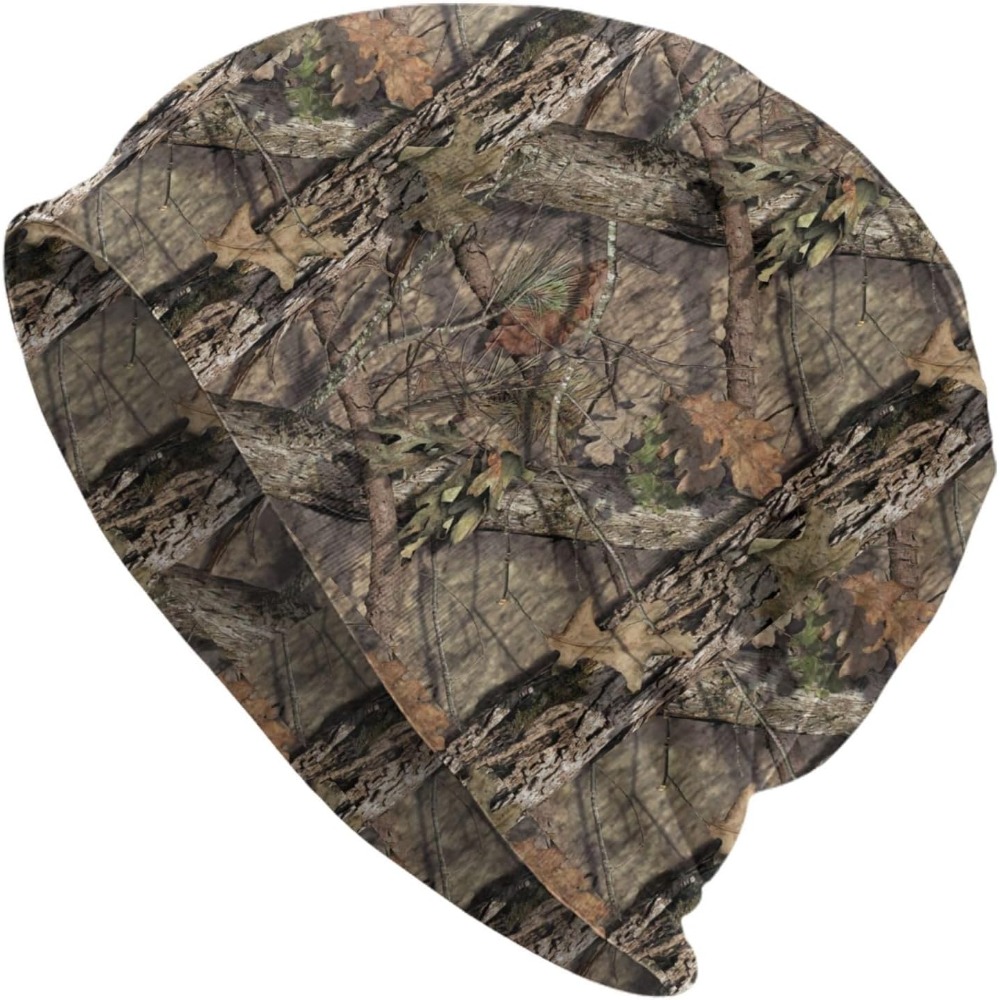 Outdoor Adventure Friends - Leaf - Beanie Motif Camo, Lembut