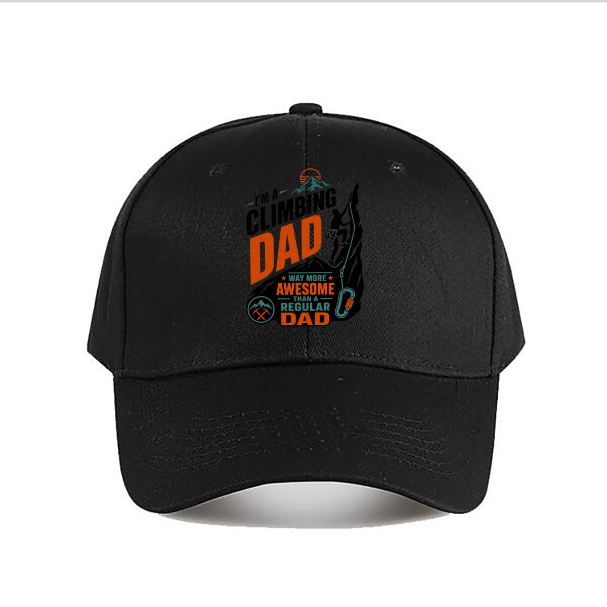 Outdoor Adventure Quotes - Topi Bisbol Petualangan Ayah Pendaki Tebing