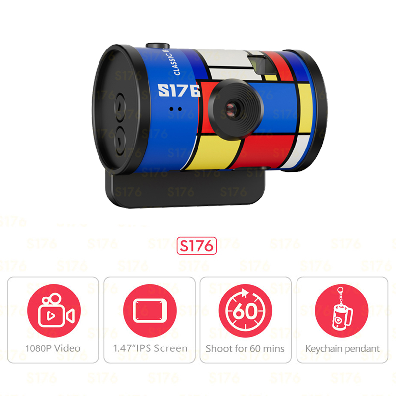 Outdoor Adventure Videos - Kamera Film Mini Portabel S176 1080P