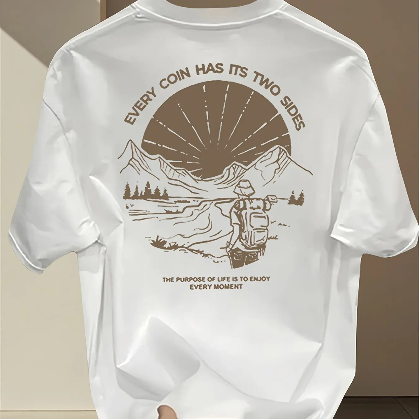 Kaus Grafis Mendaki Gunung Vin - Outdoor Adventure Quotes ulasan dan harga