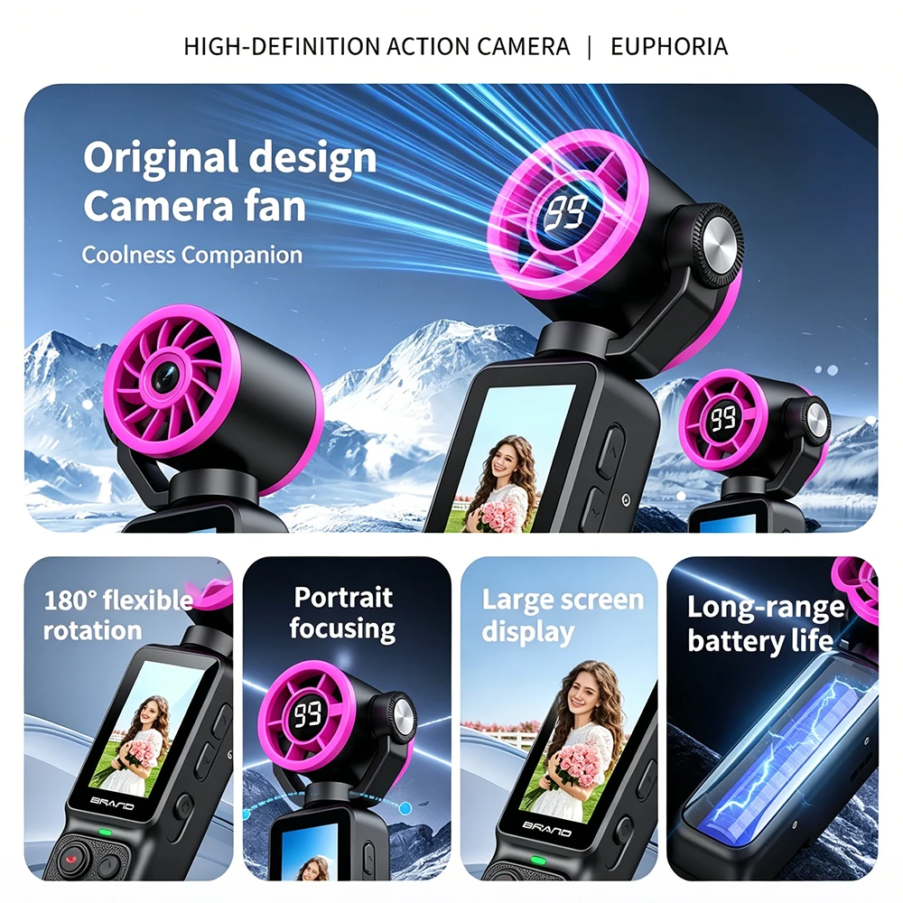 Kamera Aksi Genggam dengan Kip - Outdoor Adventure Videos ulasan dan harga