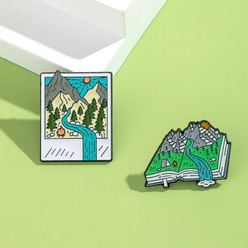 Pin Enamel Bertema Petualangan - Outdoor Adventure Friends ulasan dan harga