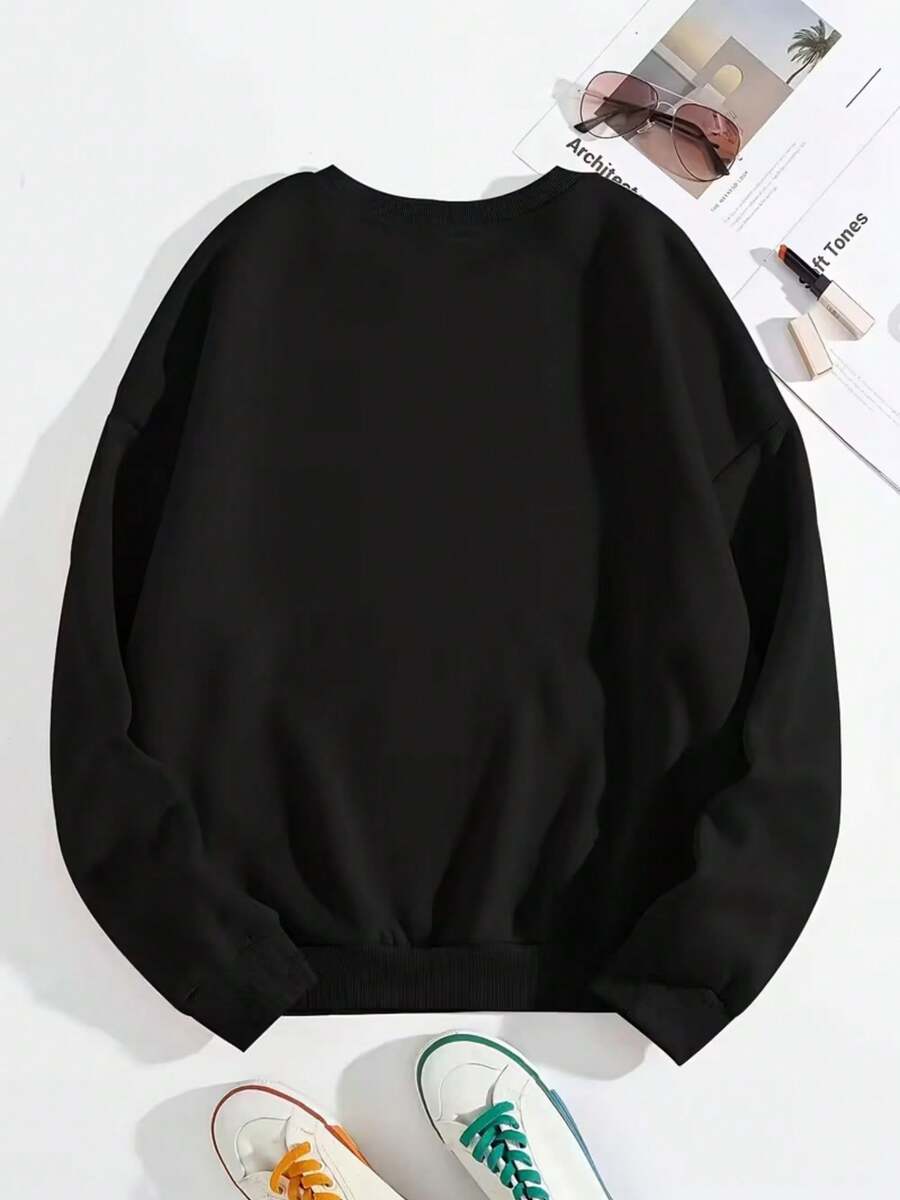 Sweatshirt Unisex Kerah Bulat, - Outdoor Adventure Quotes ulasan dan harga