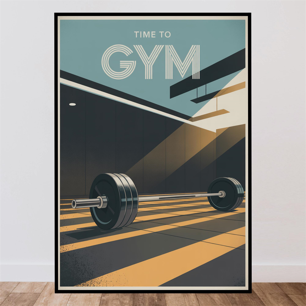 Poster Waktu Ke Gym, Seni Dind - Outdoor Adventure Quotes ulasan dan harga