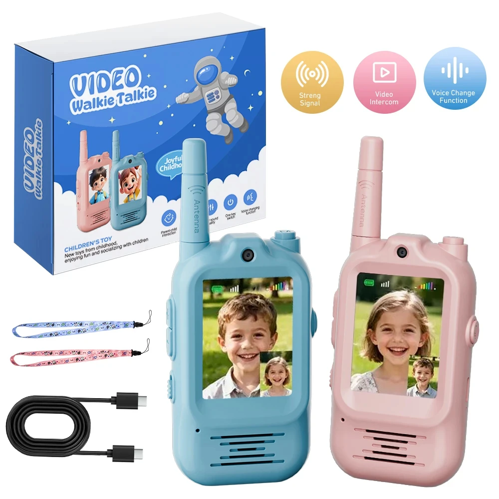 2pcs Walkie Talkie Video Anak- - Outdoor Adventure Videos ulasan dan harga