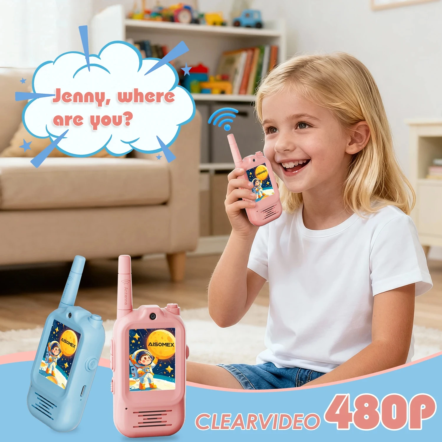 2pcs Walkie Talkie Video Anak- - Outdoor Adventure Videos ulasan dan harga